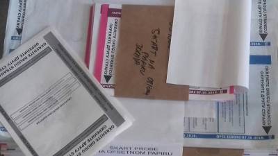  Štamparija uništava škart od glasačkih listića 