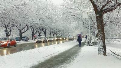  Leden dan sa slabim snijegom 