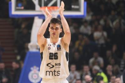  Rade Zagorac KK Partizan Top 16 Evrokup 