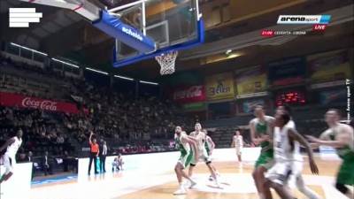  Bandža Si - zakucavanje mjeseca na meču Partizan - Krka 