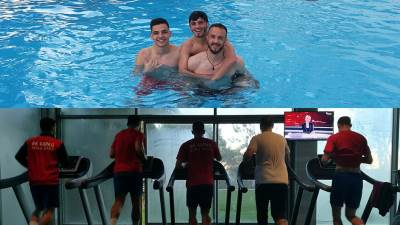  Borac u Antaliji - neko u bazen neko u teretanu 
