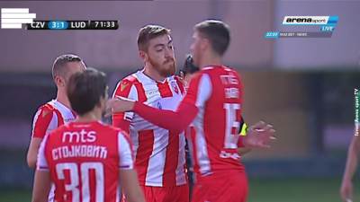  Crvena zvezda Ludogorec 3:1 video gol Pavkov 