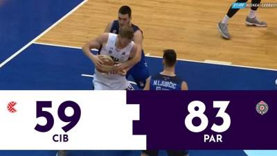  Cibona Partizan 59:83 ABA liga VIDEO 