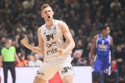  ABA Partizan (13-6) - Budućnost (13-6) 76:67 