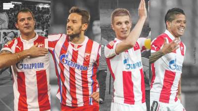  Stanković, Ninković, Lazović, Ibanjez - vječiti derbi FK Crvena zvezda  - FK Partizan 