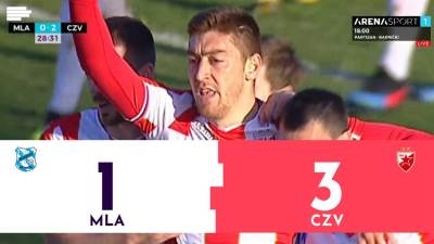  VIDEO: Mladost - Crvena zvezda 1:3 GOLOVI 