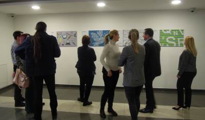  Poslovna zgrada m:tel-a "pretvorena" u galeriju 