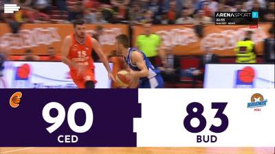  Hajlajtsi Cedevita Budućnost prva utakmica 90:83 plej ofa ABA lige 2019. 