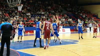  Borac - Leotar, finale plej-ofa, 1. utakmica 