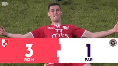  VIDEO: Radnički - Partizan 3:1 