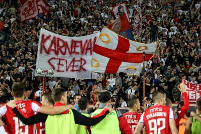  Crvena zvezda šampion Srbije slavlje posljednji meč 