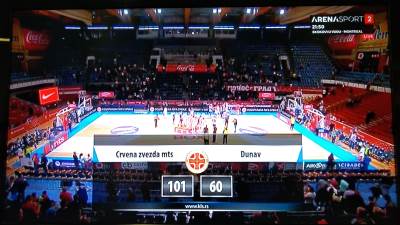  KK Crvena zvezda Dunav 101:60 