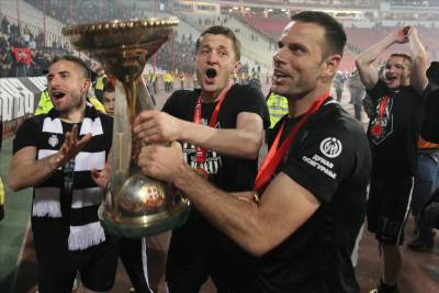  Kup Srbije - FK Partizan ceremonija dodjele pehara 