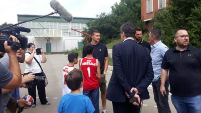  I klinci u Zvezdinim dresovima došli da vide Bogdana 