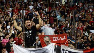  VIDEO: Delije u Kopenhagenu, baklje i pesma! 