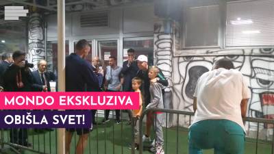  Kristijano Ronaldo Nemanja Matić slikanje hit viralno  Srbija Portugal 