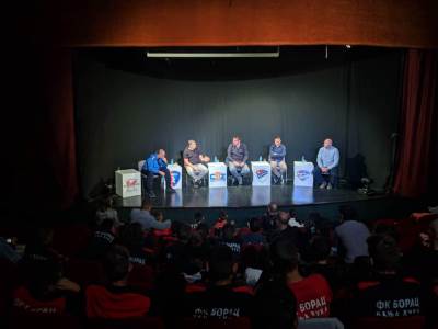  Draženko Ninić, Nebojša Golić, Darko Maletić i Željko Panić, panel o sportu Banjaluka 