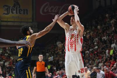  To je ta ENERGIJA: Zvezda RAZBIJALA Himki u Pioniru, meč karijere Simanića! 