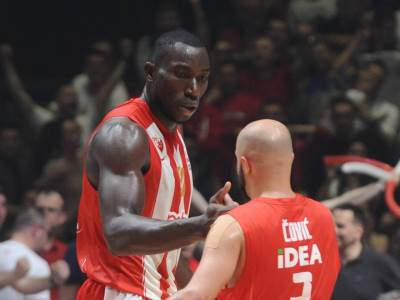  Evroliga Crvena zvezda - Bajern - ne igraju Filip Čović i Majkl Odžo 