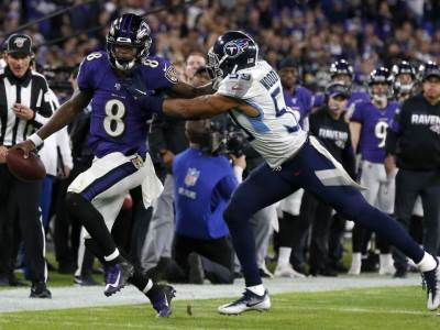  NFL američki fudbal plej-of Baltimor - Tenesi 12:28 