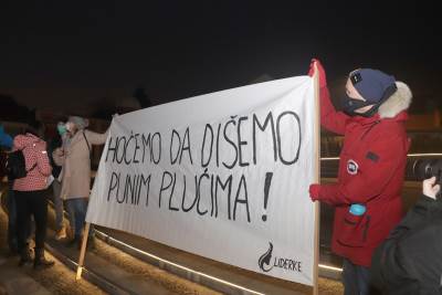  Tuzla protest zbog zagađenja vazduha 