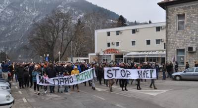  Višegrad protesti protiv gradnje hidroelektrana 