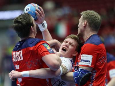  rukomet Evropsko prvenstvo Norveška - Slovenija 33-30 