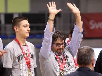  KK Partizan Andrea Trinkijeri pred Borac 