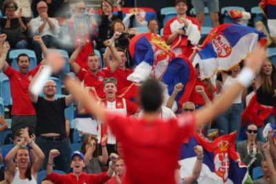  Finale-Novak-Djokovic-Australijan-open-2020-Dominik-Tim-srpski-navijaci-Melburn-FOTO 