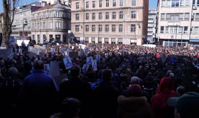  U Sarajevu održani protesti na godišnjicu stradanja Dženana Memića 