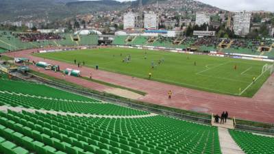  navijači fk sarajevo transparent dobrodošli vicešampioni  