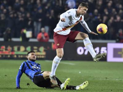  Serija A 24. kolo Atalanta Roma 2 1 