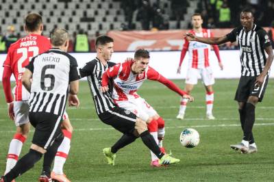  Superliga-Vkeciti-derbi-Crvena-zvezda-Partizan-0-0-Pavlovic-Petrovic-Nikolic-Gavric-Stevanovic 