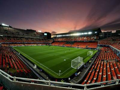  Valensija - Atalanta Liga šampiona pred praznim tribinama 