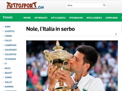  Ne zanima me da znate za ovo: Urednik "Tuttosporta" pisao o Novaku Đokoviću! 