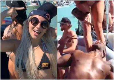  Bahanalije umesto karantina: NFL i porno zvezda [divljali] na jahti! 