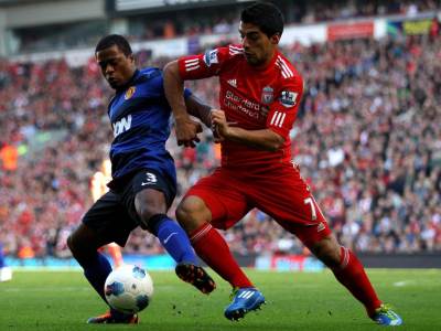  Patris Evra Luis Suarez sukob oktobar 2011. 