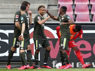  Keln - Majnc 2:2, Bundesliga, 26. kolo 