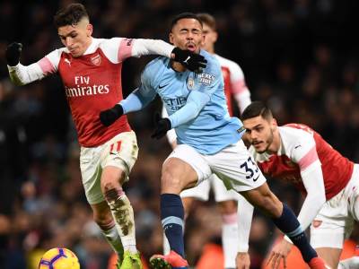  Premijer liga nastavak sezone derbi Mančester siti - Arsenal 