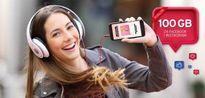  Prenesi svoj prepaid broj u m:tel i uživaj u bonusu za Facebook i Instagram 