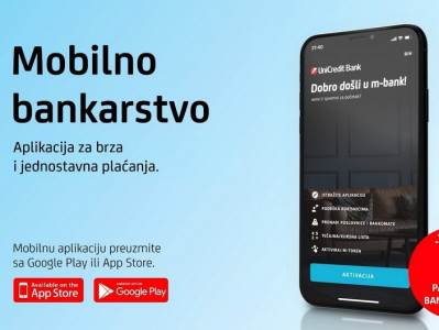  Unikredit m-bank aplikacija vodi računa o potrošnji klijenata 