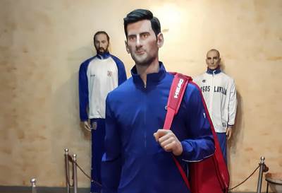  Novak Đoković popravljena figura u Muzeju voštanih figura u Jagodini 
