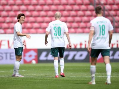  Bundesliga 33 kolo rezultati Majnc Verder 3-1 Herta Bajer 2-0  