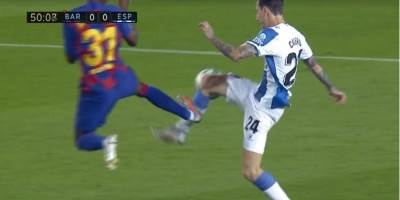  Ansu-Fati-crveni-karton-kung-fu-udarac-Barselona-Espanjol-17-godina-i-251-dan-rekord-Primera-VIDEO 