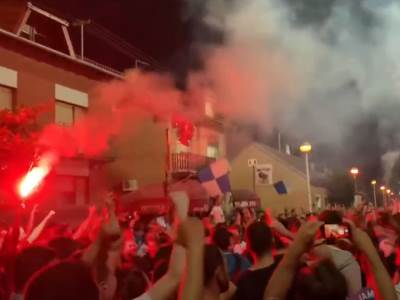  Osijek neredi poslije utakmice sa Lokomotivom 