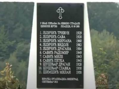  Sjećanje na pobijene Srbe u Jelašcima kod Višegrada 