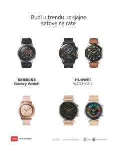  Nova m:tel ponuda - pametni satovi na 24 rate! 
