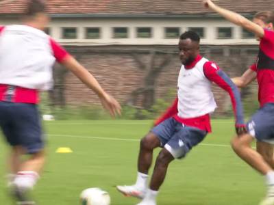  Gelor Kanga majstorije na treningu FK Crvena zvezda 