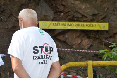  hidroelektrana Foča protest  