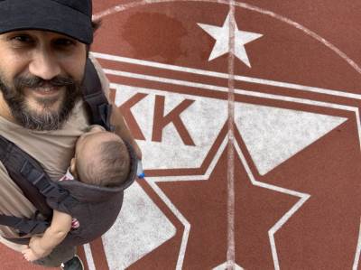  Tako se voli Zvezda! Kapičić odveo sina na košarkaški teren gde je njegov otac počeo da igra košarku 